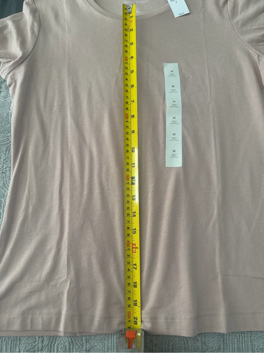 NWT Banana Republic Timeless T-Shirt Rose Pink, size M - Picture 8 of 8